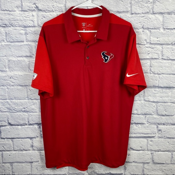 nike texans polo